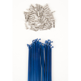 Dk Double Butted Spokes 182 - Blue 