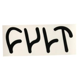 Cult Die-Cut Decal - Black