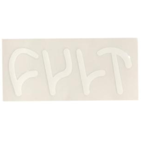 Cult Die-Cut Decal - White