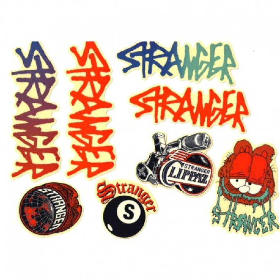 Stranger Sticker Pack - 8 Assorted