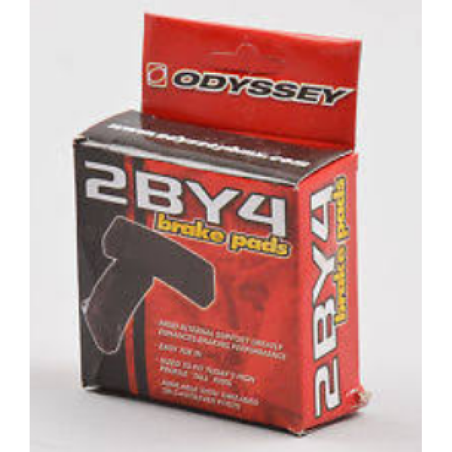 Odyssey Usa B-143-bk 2x4 Brake Shoes Threaded Post 2by4