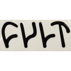 Cult Die-Cut Decal - Black
