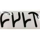 Cult Die-Cut Decal - Black