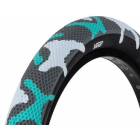 Cult x Vans 20"x2.40" Tire - Teal Camo w/Black Sidewall 