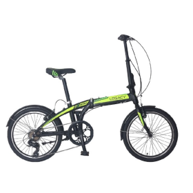 Legacy "Divide" Foldable Complete 20" Bicycle - Matte Black 
