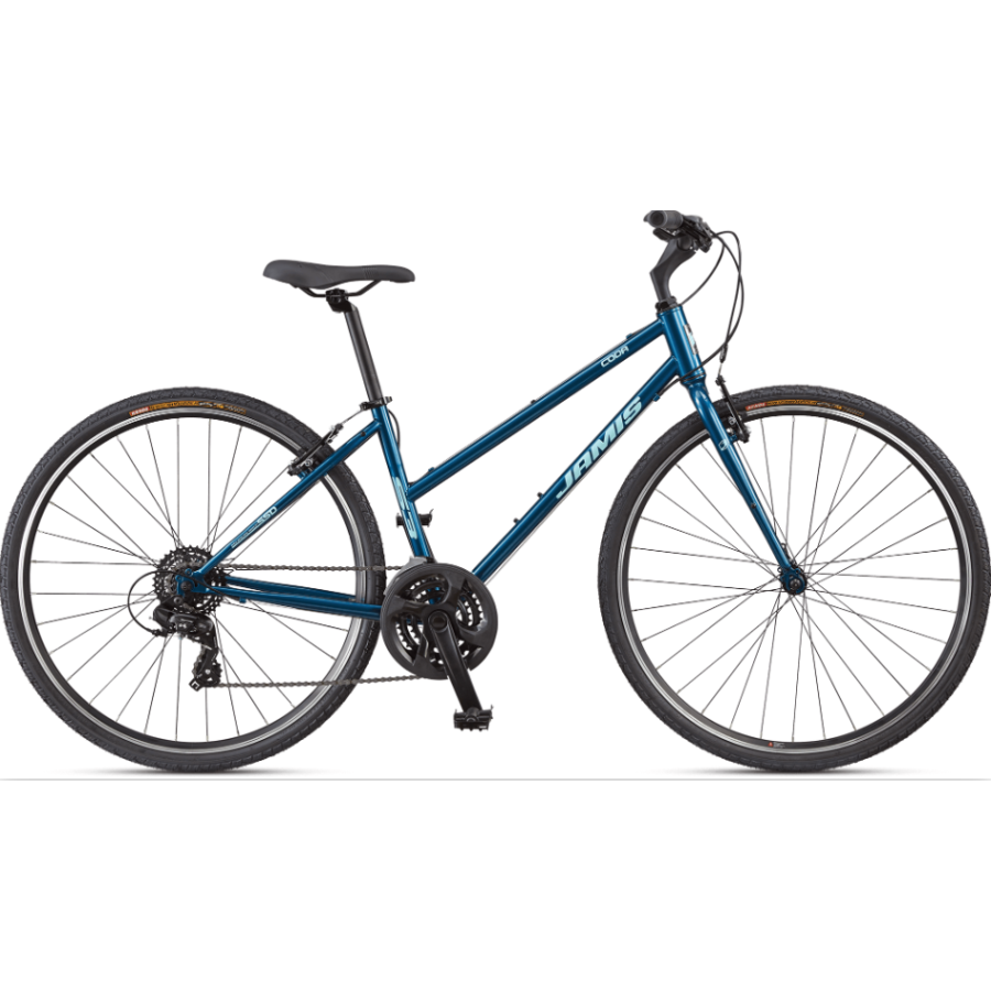 Jamis "Code S3 Step-Over" 700x40x14" Small Complete Bicycle - Deep Blue 