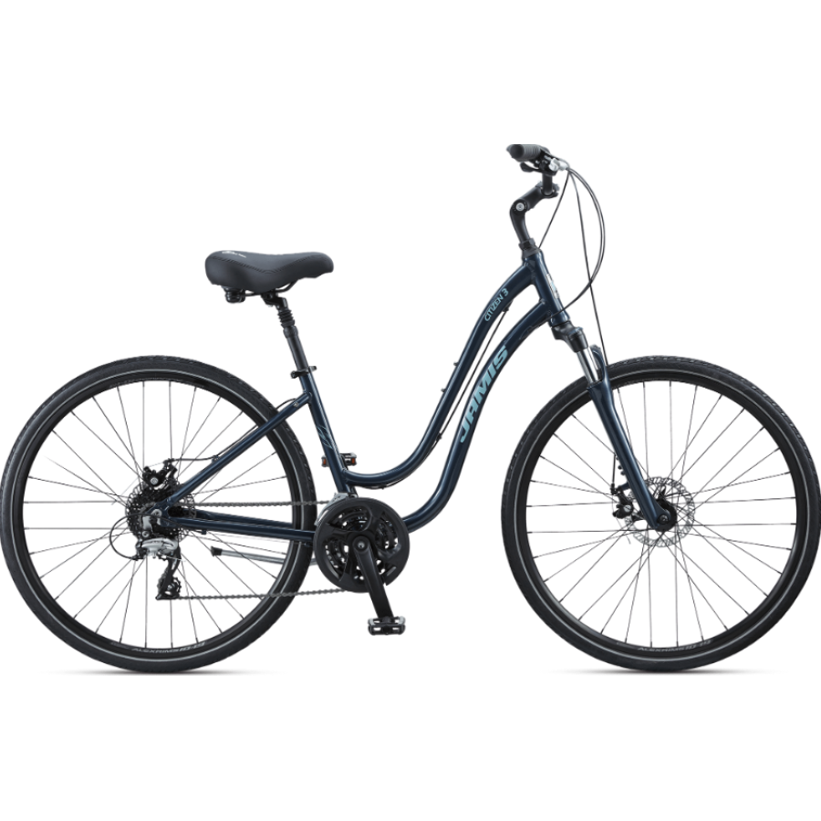 Jamis "Citizen 3 Step-Thru" 700x38x16 Medium Complete Bicycle - Navy Pearl Blue 