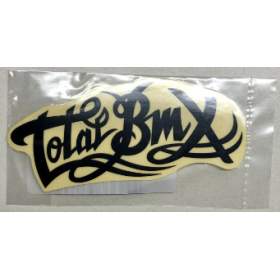 Total Logo Sticker Small - Black