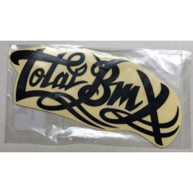 Total Logo Sticker Large - Black 